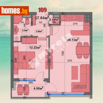 Двустаен, 70m² - Апартамент за продажба - 103409141