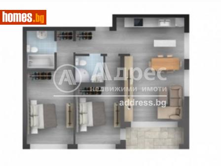 Тристаен, 114m² - Апартамент за продажба - 103566810