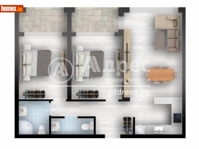 Тристаен, 104m² - Жк. Люлин 2, София - Апартамент за продажба - АДРЕС НЕДВИЖИМИ ИМОТИ - 103567017