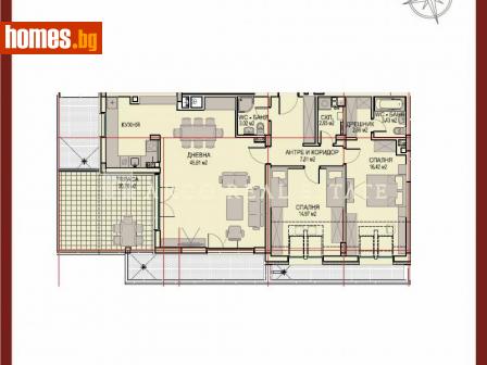 Тристаен, 153m² - Апартамент за продажба - 103901052