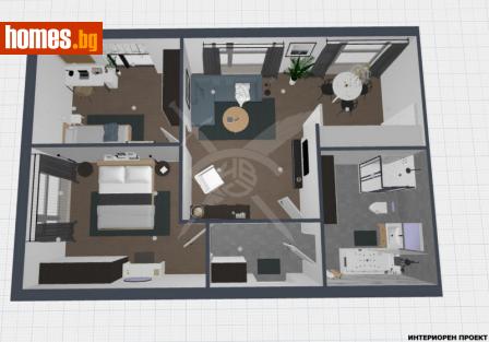 Тристаен, 120m² - Апартамент за продажба - 104096086