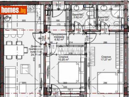 Тристаен, 94m² - Апартамент за продажба - 104334304