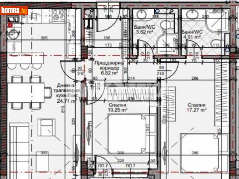Тристаен, 94m² - Жк. Младост 4, София - Апартамент за продажба - ИМОТЕКА АД - 104334304