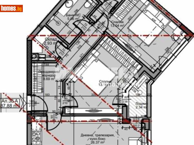 Тристаен, 102m² - Жк. Младост 4, София - Апартамент за продажба - ИМОТЕКА АД - 104334398