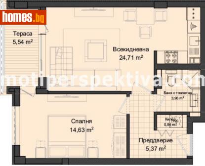 Двустаен, 79m² - Апартамент за продажба - 104591813
