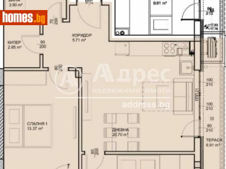 Тристаен, 104m² - Апартамент за продажба - 104718320