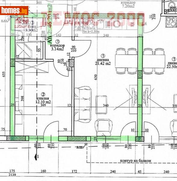 Двустаен, 5338m² - Кв. Виница, Варна - Апартамент за продажба - Демос 2000 ООД - 104980949