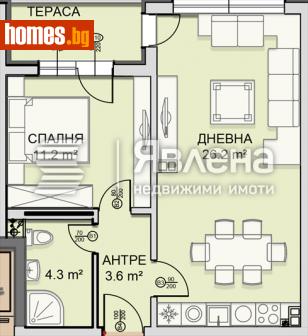 Двустаен, 68m² - Апартамент за продажба - 105573303