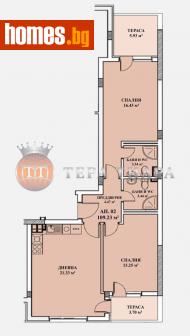 Тристаен, 109m² - Апартамент за продажба - 105767729