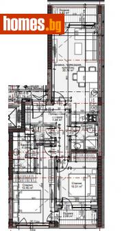 Тристаен, 97m² - Апартамент за продажба - 106029939