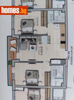 Тристаен, 80m² - Апартамент за продажба - 106848490