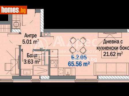 Двустаен, 65m² - Апартамент за продажба - 106885742