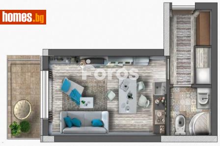 Едностаен, 37m² - Апартамент за продажба - 107212160