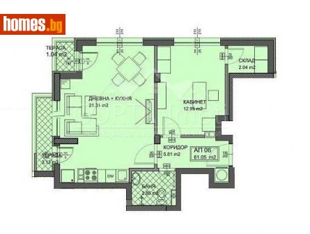 Двустаен, 73m² - Апартамент за продажба - 107212836