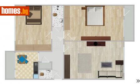 Тристаен, 86m² - Апартамент за продажба - 107212964