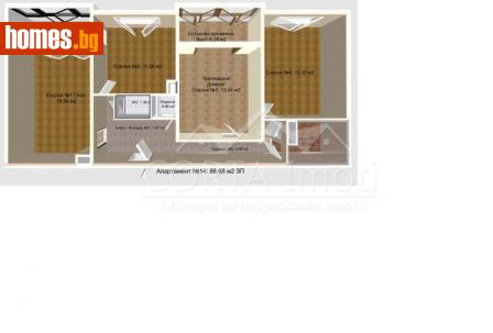 Тристаен, 120m² - Апартамент за продажба - 107212969