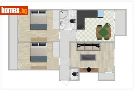 Тристаен, 1576m² - Апартамент за продажба - 107212997