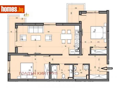 Тристаен, 125m² - Апартамент за продажба - 107223894