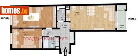 Тристаен, 120m² - Апартамент за продажба - 107223903