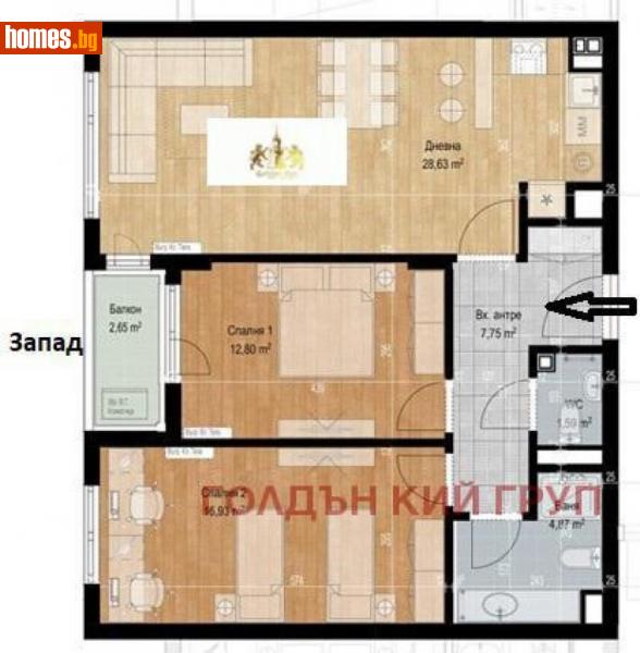 Тристаен, 106m² - Жк. Младост 4, София - Апартамент за продажба - Golden Key  - 107223904