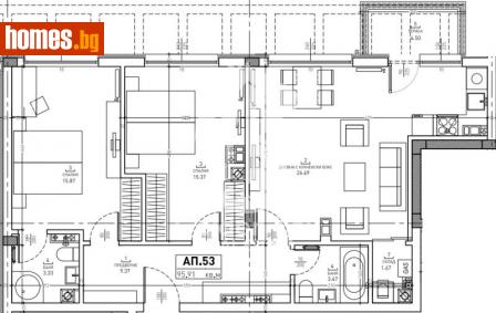 Тристаен, 107m² - Апартамент за продажба - 107224030