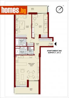 Тристаен, 140m² - Апартамент за продажба - 107224210