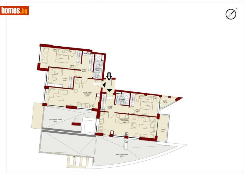 Многостаен, 248m² -  Център, София - Апартамент за продажба - Golden Key  - 107224488