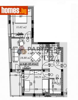 Тристаен, 77m² - Апартамент за продажба - 107231512