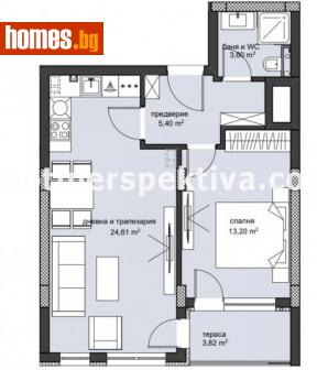Двустаен, 68m² - Апартамент за продажба - 107376456