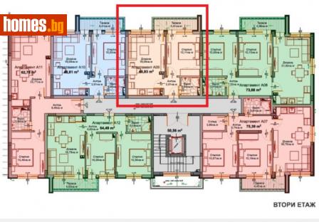 Двустаен, 59m² - Апартамент за продажба - 107388128