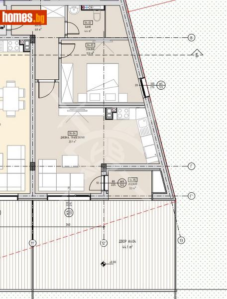 Двустаен, 74m² - Кв. Малинова Долина, София - Апартамент за продажба - ЕКС НВД - 107460216