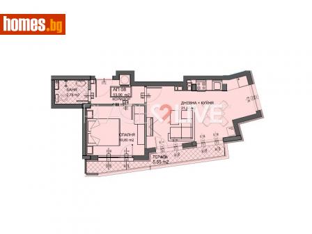Двустаен, 64m² - Апартамент за продажба - 107569799