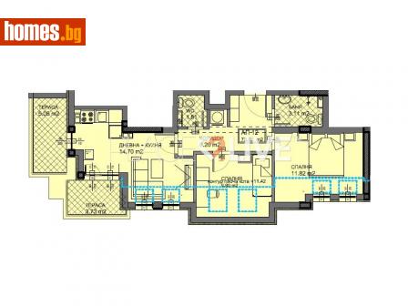 Тристаен, 96m² - Апартамент за продажба - 107569971