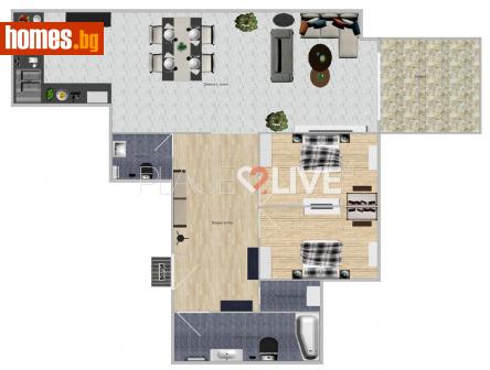 Тристаен, 97m² - Апартамент за продажба - 107571848
