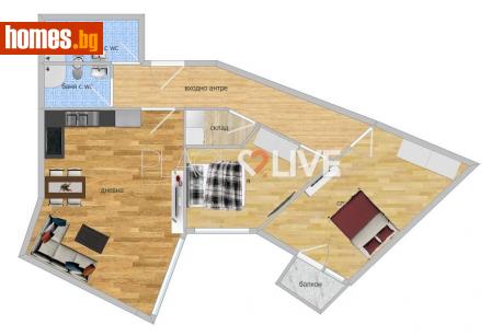 Тристаен, 114m² - Апартамент за продажба - 107571879