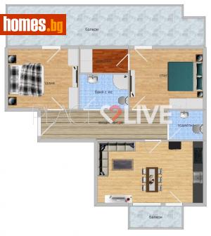 Тристаен, 154m² - Апартамент за продажба - 107571900