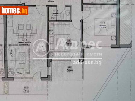 Тристаен, 82m² - Апартамент за продажба - 107599356