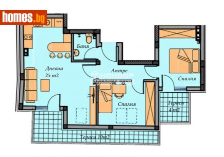 Тристаен, 100m² - Апартамент за продажба - 107655864