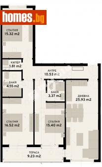 Четиристаен, 132m² - Апартамент за продажба - 107689512