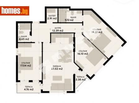 Четиристаен, 149m² - Апартамент за продажба - 107689797