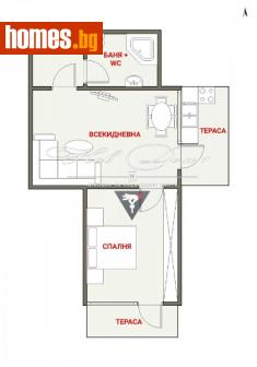 Двустаен, 45m² - Апартамент за продажба - 107690251