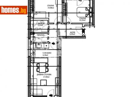 Тристаен, 100m² - Апартамент за продажба - 107752140