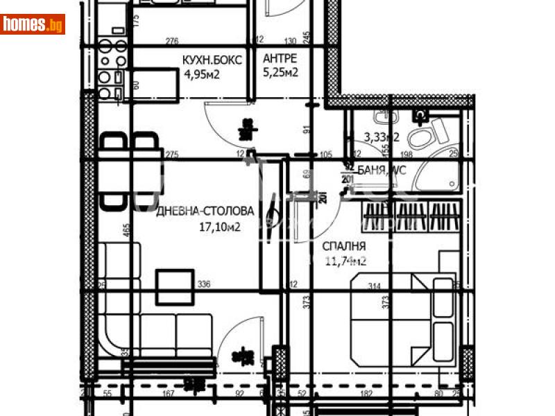 Двустаен, 66m² - Жк. Тракия, Пловдив - Апартамент за продажба - АДРЕС НЕДВИЖИМИ ИМОТИ - 107752141