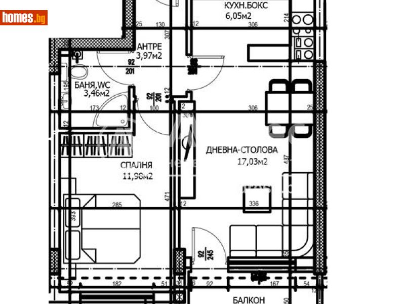 Двустаен, 65m² - Жк. Тракия, Пловдив - Апартамент за продажба - АДРЕС НЕДВИЖИМИ ИМОТИ - 107752143