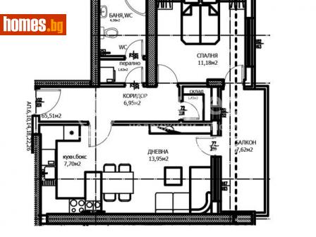 Двустаен, 79m² - Апартамент за продажба - 107752148