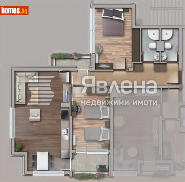 Тристаен, 119m² - Жк. Хаджи Димитър, София - Апартамент за продажба - ЯВЛЕНА - 107752489