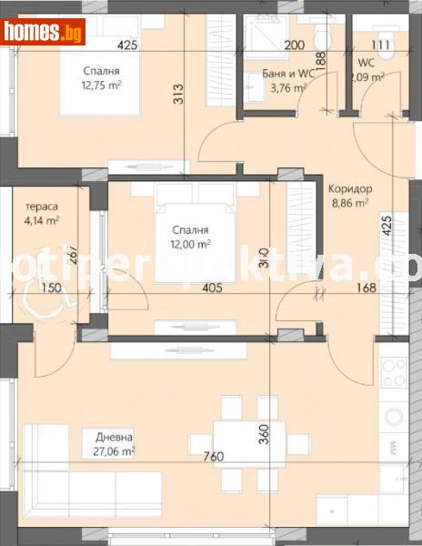 Тристаен, 100m² - Кв. Кършияка, Пловдив - Апартамент за продажба - ПЕРСПЕКТИВА - 107753676