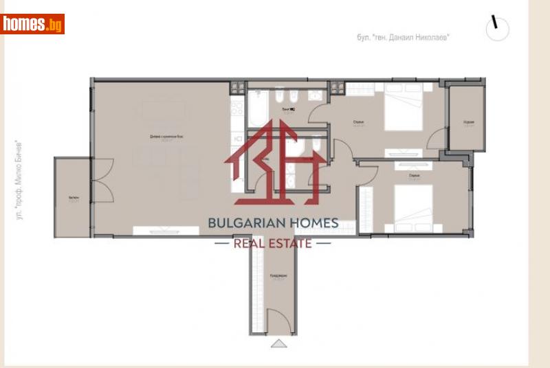 Тристаен, 145m² -  Оборище, София - Апартамент за продажба - Bulgarian Homes - 107832755