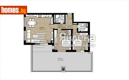Тристаен, 190m² - Апартамент за продажба - 107838591