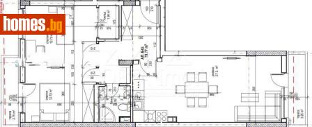 Тристаен, 90m² - Апартамент за продажба - 107849028